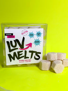 LUV MELTS flavored sugar cubes